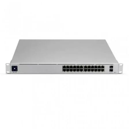 Switch Gestionable Ubiquiti USW-PRO-24-POE 24 Puertos/ RJ-45 Gigabit 10/100/1000 / SFP/ PoE - PixelPlaza