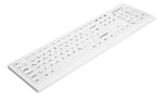 Cherry Teclado Lavable/Desinfectable USB Blanco