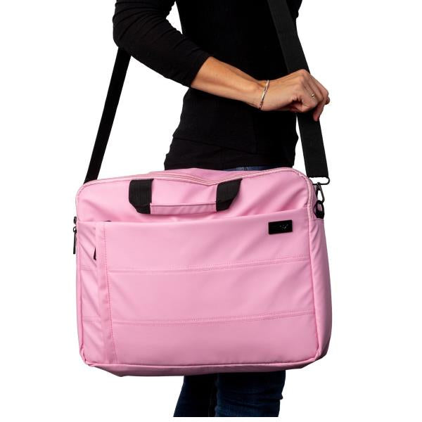 Maletin nilox style portátil 15.6 pulgadas rosa