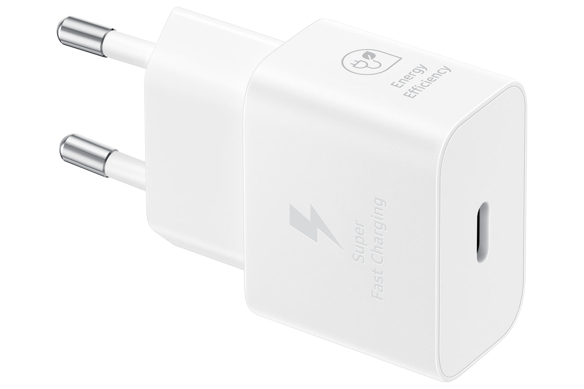 Cargador Samsung ep - t2510xwegeu USB tipo c blanco 25w cable incluido