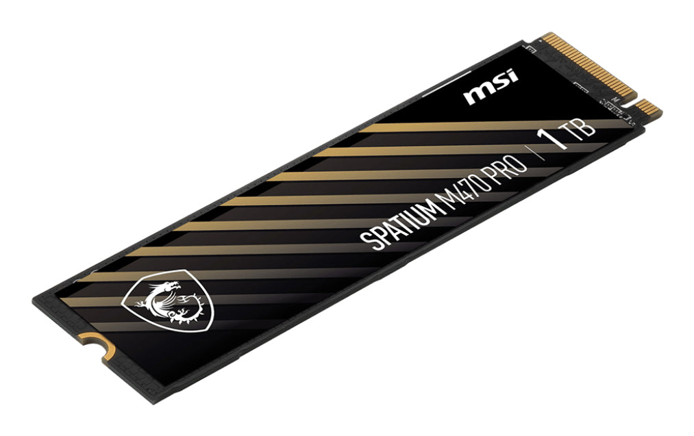 Disco duro interno solido SSD Msi spatium m470 pro 1TB M.2 NVMe pcie4