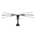 Soporte tv - monitor TooQ 23 pulgadas - 55 pulgadas giratorio - inclinable 2 pivotes lp2255tn - b · vesa max 400x400 · i