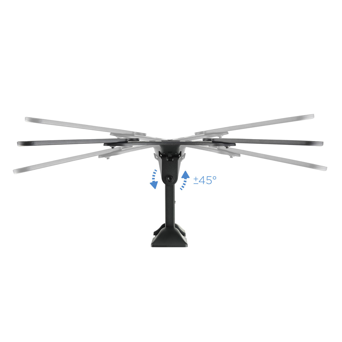 Soporte tv - monitor TooQ 23 pulgadas - 55 pulgadas giratorio - inclinable 2 pivotes lp2255tn - b · vesa max 400x400 · i