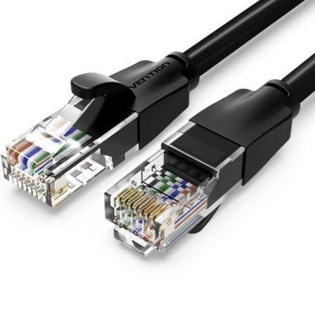 Cable de Red RJ45 UTP Vention IBEBS Cat.6/ 25m/ Negro - PixelPlaza