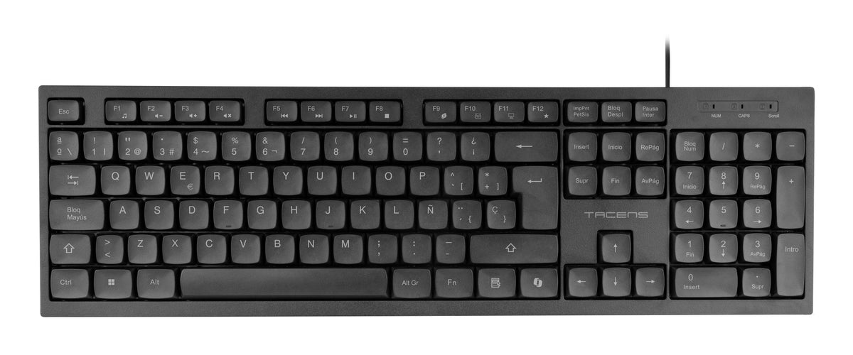Teclado + raton tacens anima negro