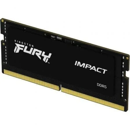 Memoria RAM Kingston FURY Impact 16GB/ DDR5/ 5600MHz/ 1.1V/ CL40/ SODIMM - PixelPlaza