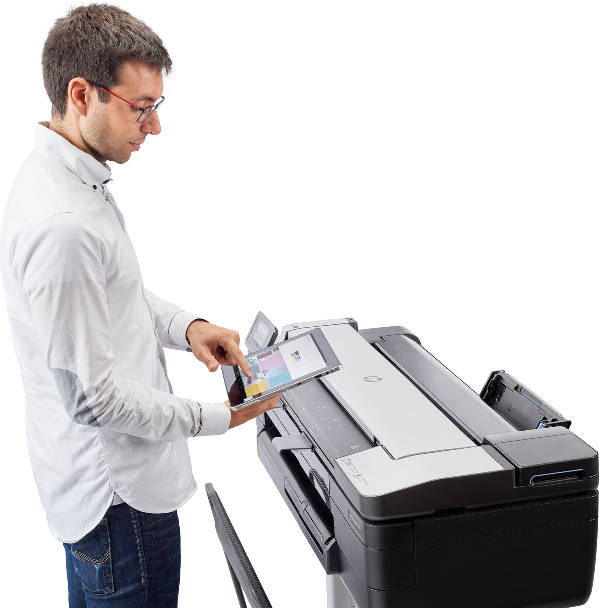 Plotter Hp designjet t830 a1 · USB · red · WiFi