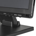 Iggual Monitor táctil resistivo 15,6", 16:9 HD+, VGA HDMI USB-A, Peana plegable, Negro