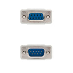 Cable serie RS232, DB9/M-DB9/H, 1.8 m
