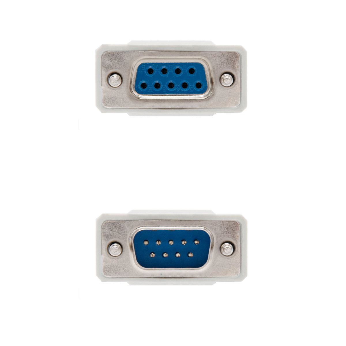 Cable serie RS232, DB9/M-DB9/H, 1.8 m