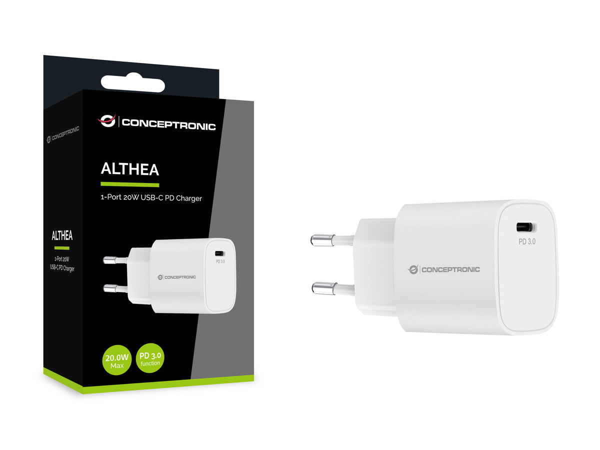 Cargador de pared Conceptronic althea14w blanco