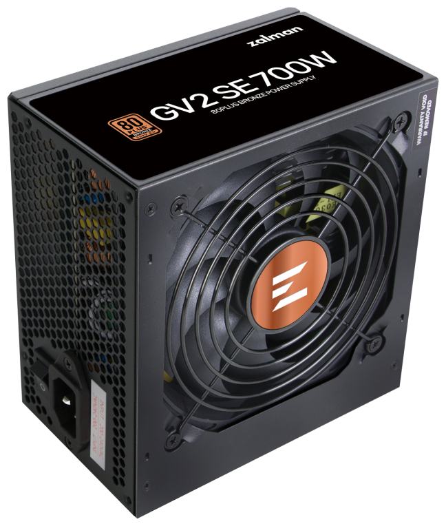 Zalman ZM700-GV2SE unidad de fuente de alimentación 700 W 20+4 pin ATX ATX Negro
