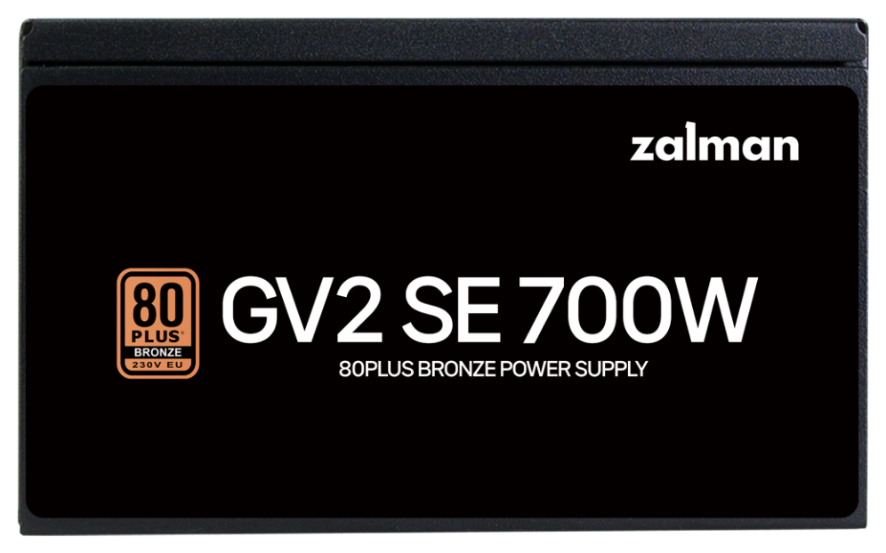 Zalman ZM700-GV2SE unidad de fuente de alimentación 700 W 20+4 pin ATX ATX Negro