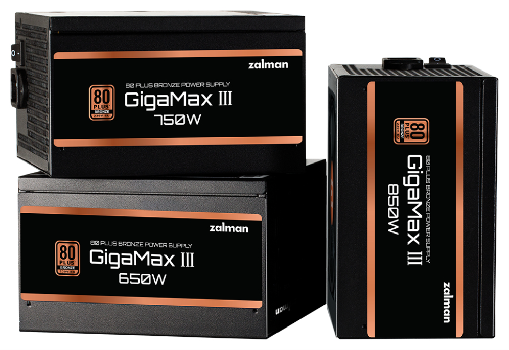 Zalman GigaMax III unidad de fuente de alimentación 850 W ATX Negro