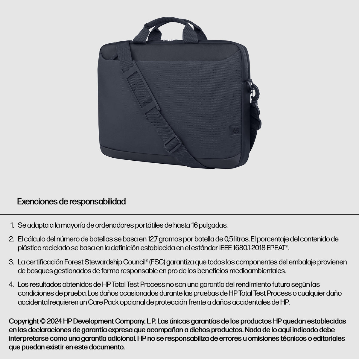 Maletín Hp portátil everyday de 16 pulgadas