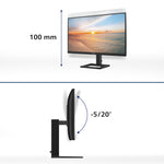 Monitor Profesional Philips 27E1N1800AE 27"/ 4K UHD/ Multimedia/ Regulable en altura/ Negro