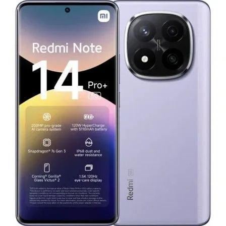 Smartphone Xiaomi Redmi Note 14 Pro+ 8GB/ 256GB/ 6.67"/ 5G/ Púrpura - PixelPlaza