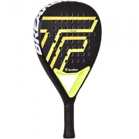 Pala de Pádel Tecnifibre Wall Breaker 360/ Amarilla y Negra - PixelPlaza
