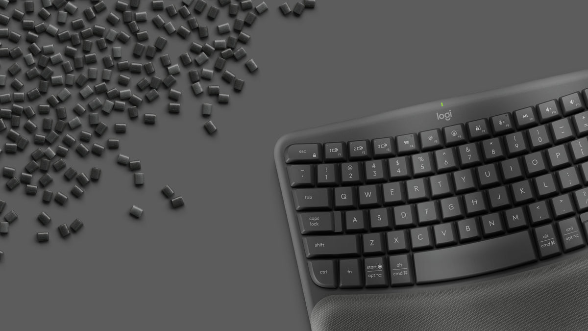 Teclado logitech wave keys bluetooth negro