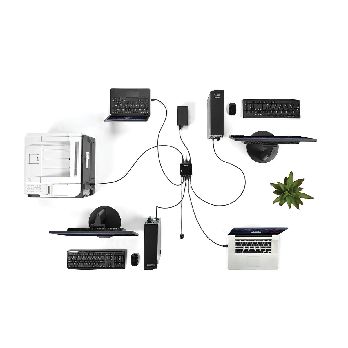 Switch usb startech hbs304a24a 8 puertos