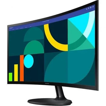 Monitor Profesional Curvo Samsung Essential Monitor S3 S36GD S24D364GAU/ 24"/ Full HD/ Negro - PixelPlaza