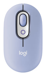Raton inalambrico logitech pop mouse lila