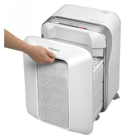 Destructora Fellowes LX201/ Corte en Microcorte de 2 x 12mm/ Blanco