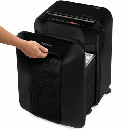 Destructora Fellowes LX201/ Corte en Partículas de 2 x 12mm/ Negra
