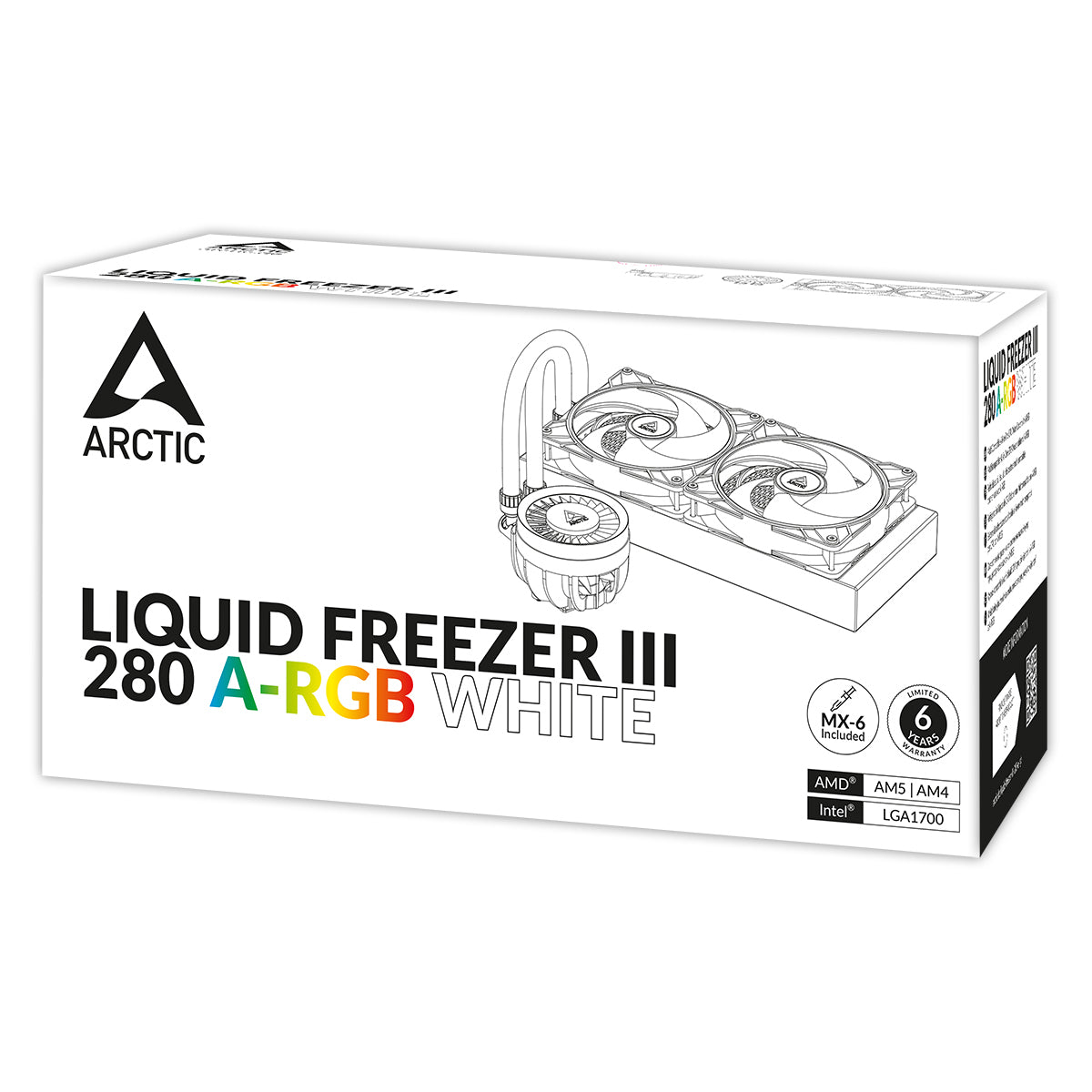 Sistema de Refrigeración Líquida Arctic Liquid Freezer III 280 A-RGB/ Blanco