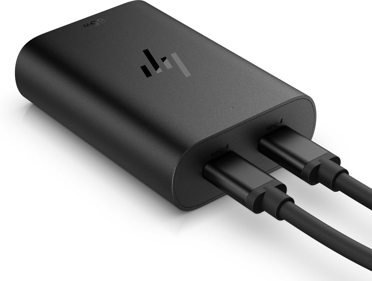 Cargador Hp de portátil USB - c 65w dos puertos USB - c