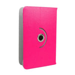 Funda COOL Ebook / Tablet 7 pulg Polipiel Rosa Giratoria - PixelPlaza