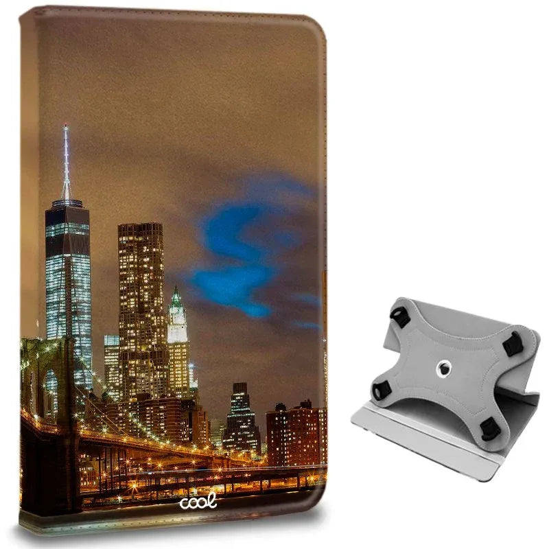 Funda COOL Ebook / Tablet Universal 9.7 - 11 pulg Polipiel Skyline (Panorámica) - PixelPlaza
