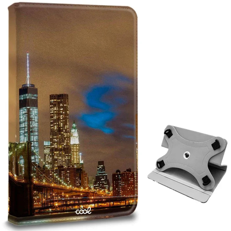 Funda COOL Ebook / Tablet Universal 9.7 - 11 pulg Polipiel Skyline (Panorámica) - PixelPlaza