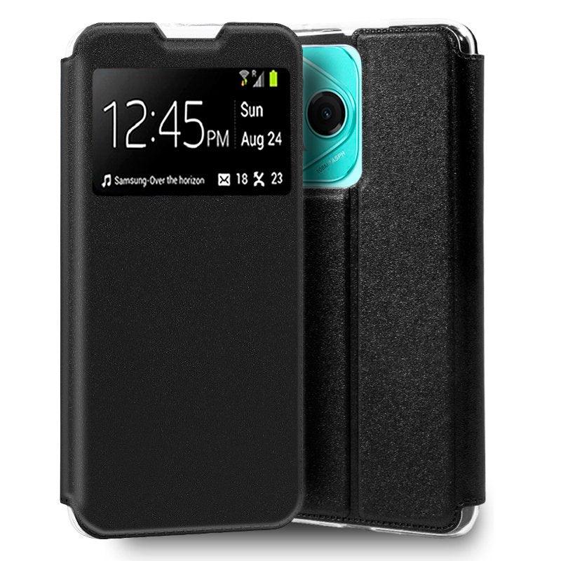Funda COOL Flip Cover para Honor 400 Lite Liso Negro - PixelPlaza