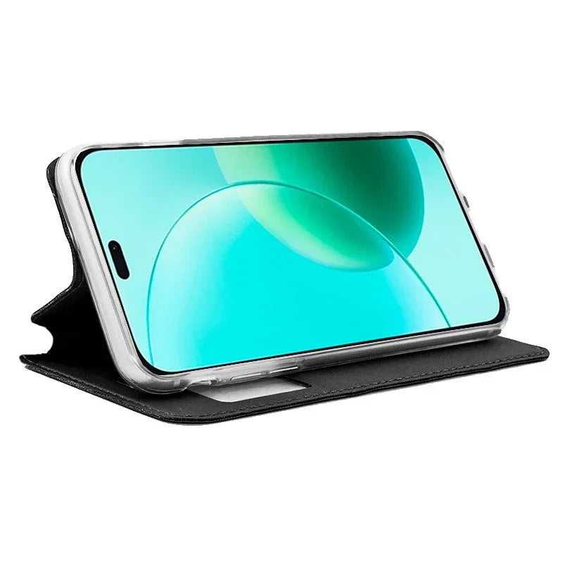 Funda COOL Flip Cover para Honor 400 Lite Liso Negro - PixelPlaza