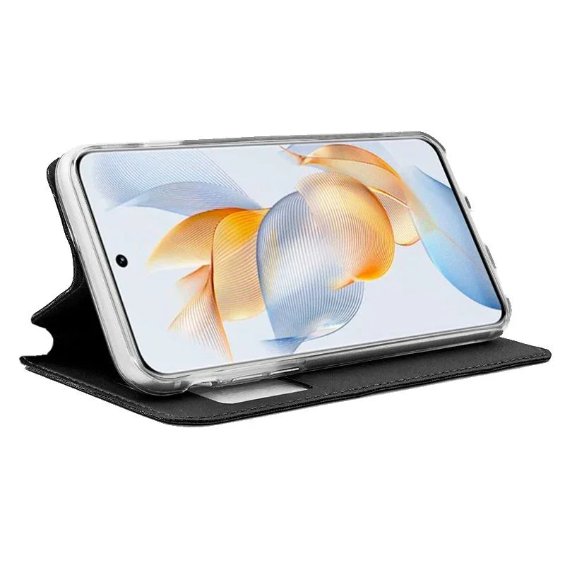 Funda COOL Flip Cover para Honor 90 5G Liso Negro - PixelPlaza