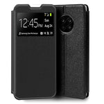 Funda COOL Flip Cover para Huawei Honor 50 Lite / Nova 8i Liso Negro - PixelPlaza