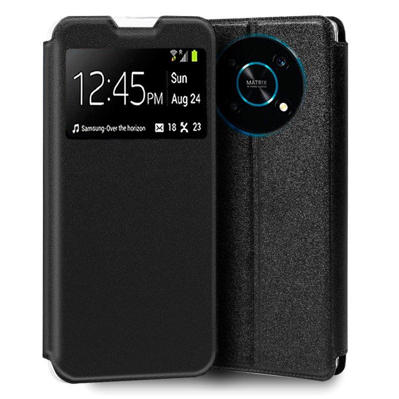 Funda COOL Flip Cover para Huawei Honor Magic 4 Lite Liso Negro - PixelPlaza