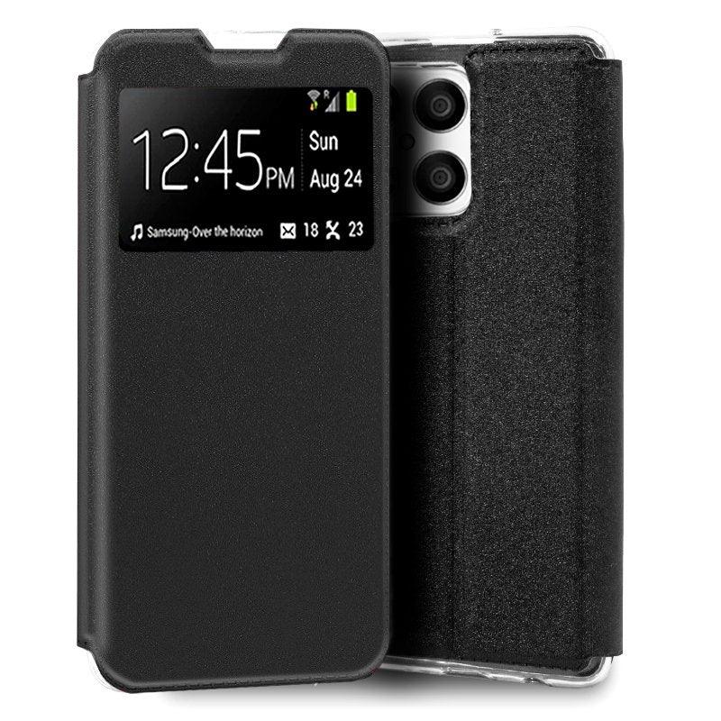 Funda COOL Flip Cover para Huawei Honor X8 Liso Negro - PixelPlaza