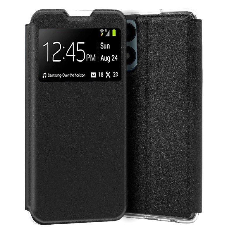 Funda COOL Flip Cover para Huawei Honor X8A Liso Negro - PixelPlaza