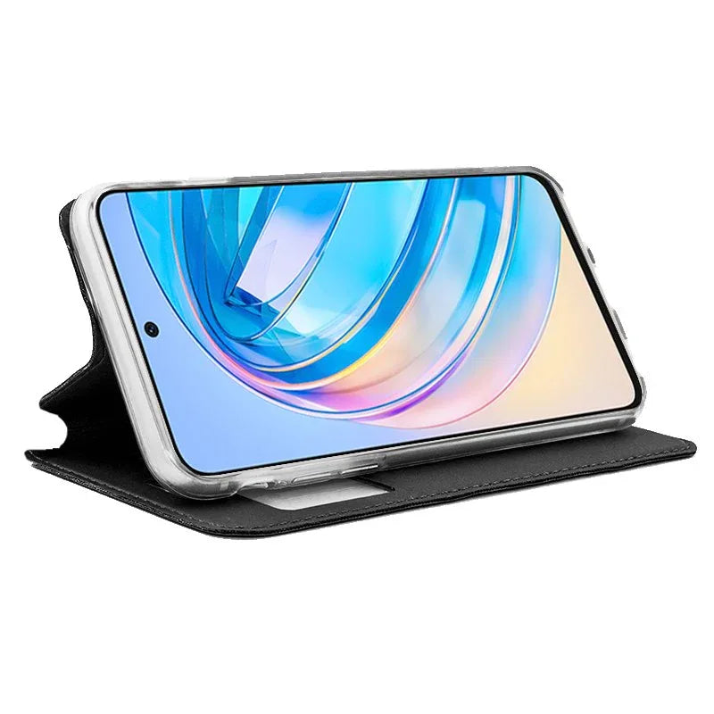 Funda COOL Flip Cover para Huawei Honor X8A Liso Negro - PixelPlaza