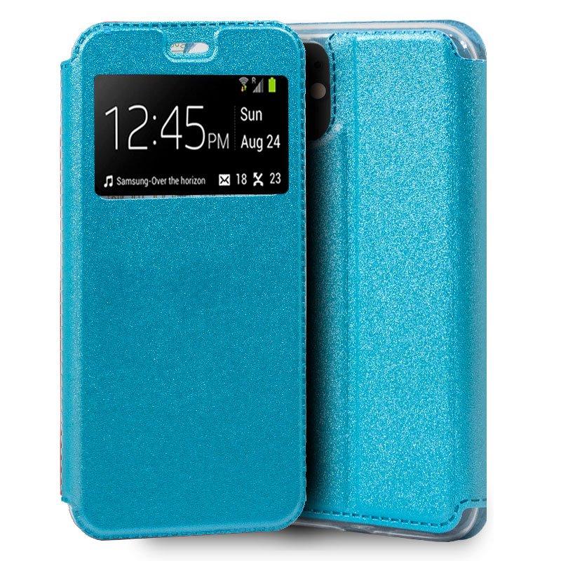 Funda COOL Flip Cover para iPhone 11 Liso Celeste - PixelPlaza