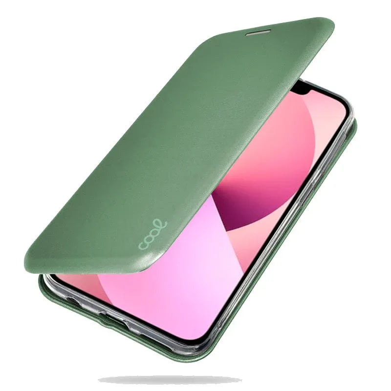 Funda COOL Flip Cover para iPhone 13 Elegance Verde - PixelPlaza