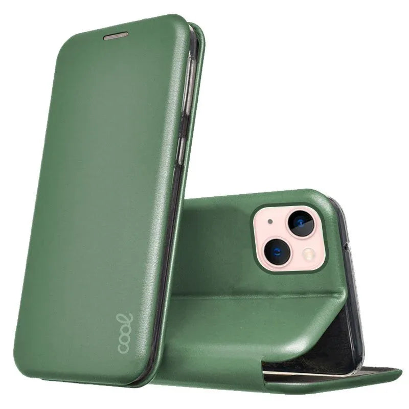 Funda COOL Flip Cover para iPhone 13 Elegance Verde - PixelPlaza