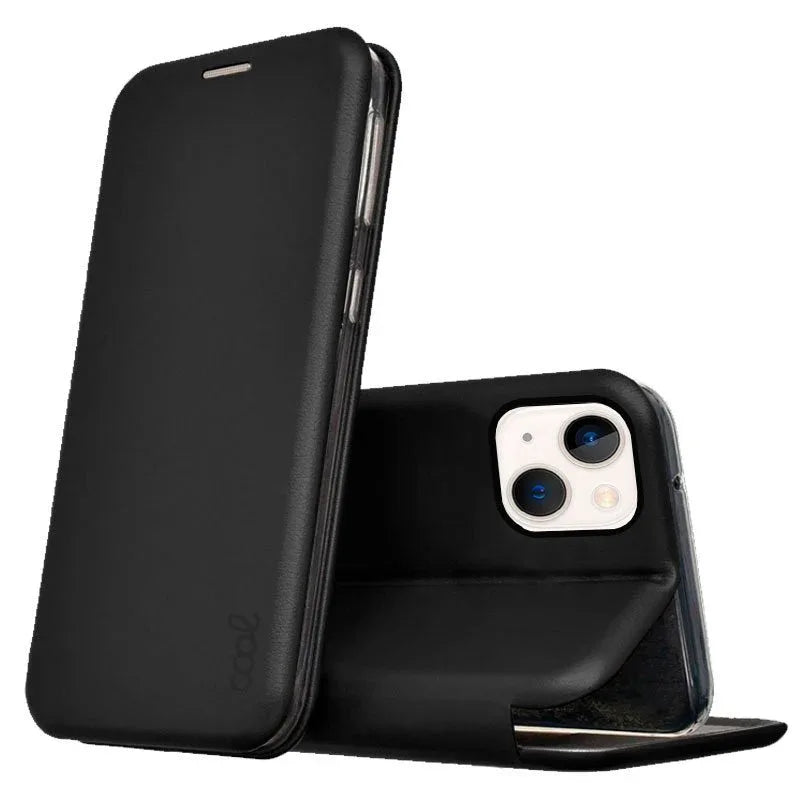 Funda COOL Flip Cover para iPhone 13 mini Elegance Negro - PixelPlaza