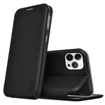 Funda COOL Flip Cover para iPhone 13 Pro Elegance Negro - PixelPlaza