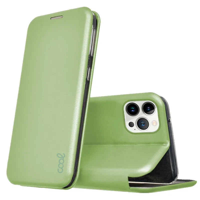Funda COOL Flip Cover para iPhone 13 Pro Elegance Pistacho - PixelPlaza