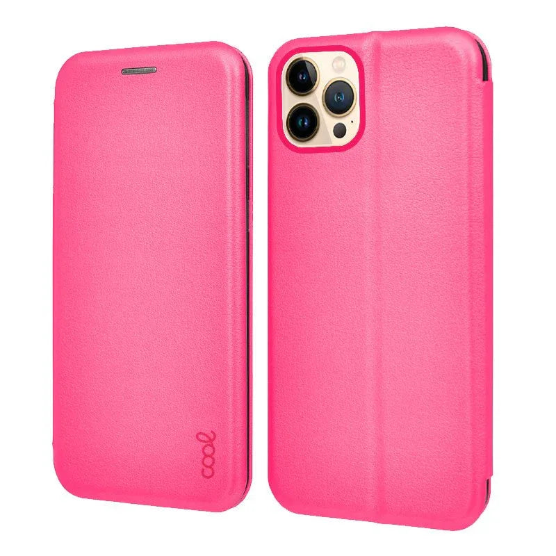 Funda COOL Flip Cover para iPhone 13 Pro Max Elegance Fucsia - PixelPlaza