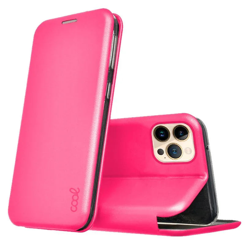 Funda COOL Flip Cover para iPhone 13 Pro Max Elegance Fucsia - PixelPlaza