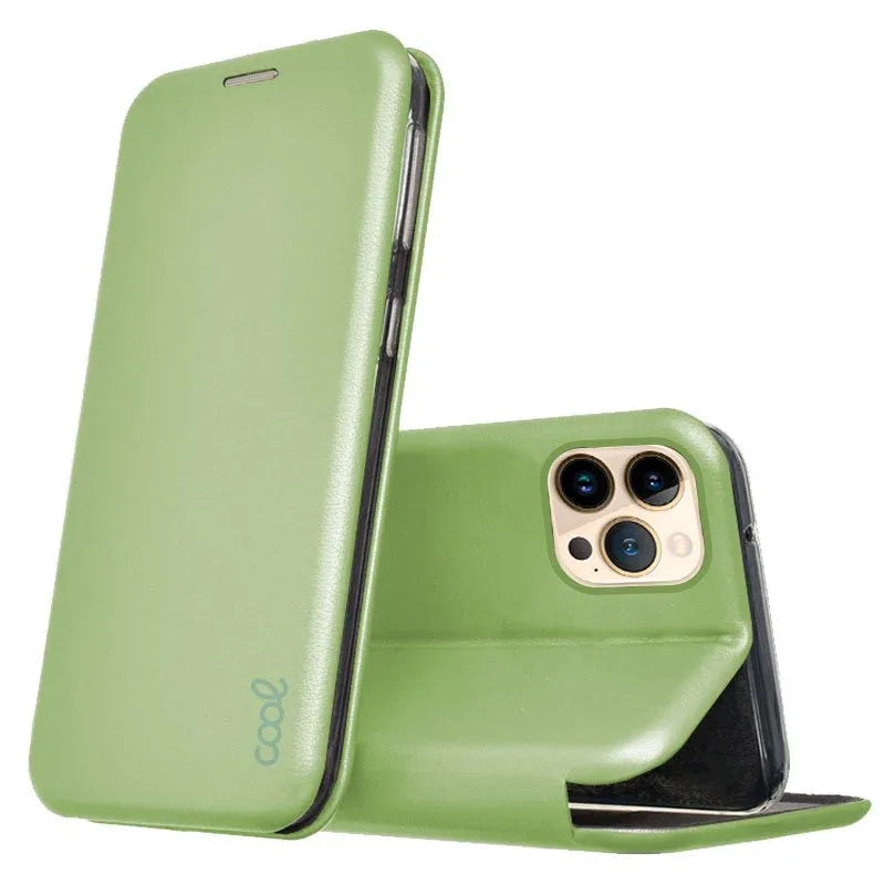 Funda COOL Flip Cover para iPhone 13 Pro Max Elegance Pistacho - PixelPlaza
